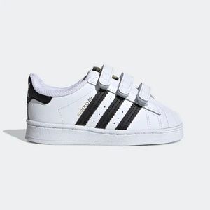 Adidas toddler youth superstar shoes size 4C